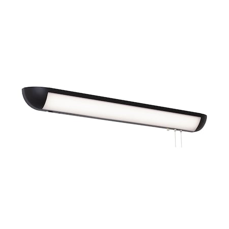 Afx Clairemont LED Overbed Light - 48" W - Black CLMB48LAJENBK